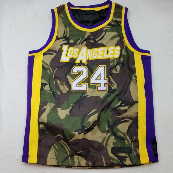 Los Angeles Kobe Bryant Mamba Camo Jersey Large Los Angeles Kobe Bryant Mamba Camo Jersey Large